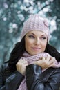 Outdoor winter portrait Royalty Free Stock Photo