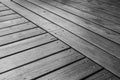 Outdoor wooden deck