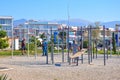 Outdoor workout area