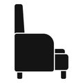 Outdoor yard armchair icon simple vector. Activity view Royalty Free Stock Photo