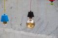 Outdoor yard light bulb Royalty Free Stock Photo