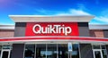 Outdoors Building shot of QuikTrip Gas Station in Georgia Royalty Free Stock Photo