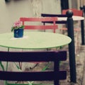 Outdoors Cafe in Paris Royalty Free Stock Photo