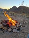 Outdoors camping desert brown Royalty Free Stock Photo