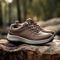 Tenwave Brown Mens Shoes Dynamic Outdoor Style With Bold Saturation And Exacting Precision