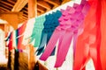 Outdoors Indie Wedding Coloured Paper Decorative Banner