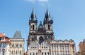 Our Lady of Tyn church in Prague Royalty Free Stock Photo