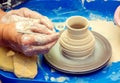 Outdoors pottery workshop