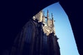 outdoors view of Prague cathedral