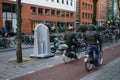 Outdore street urinal in Amsterdam