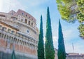 Exterior of Castel Saint`Angelo Castelo di Saint Angelo in Rom