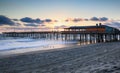 Outer Banks North Carolina Fishing Pier Royalty Free Stock Photo