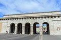 The outer castle gate on Heldenplatz at the Hofburg Palace Royalty Free Stock Photo