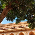 outer side of the mosque's wall ornaments