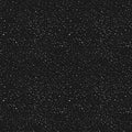 Outer space, starry dark sky, seamless pattern, black and white texture. Chaotic point spraying. Royalty Free Stock Photo