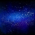 Outer space starry design Royalty Free Stock Photo