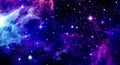 Outer space, universe, nebula, stars, star cluster, blue, purple, pink, bright, astronomy, science