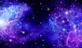 Outer space, universe, purple, starlight, galaxy