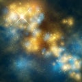 Outer space vector abstrac background with cosmic galaxy and stars