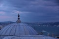 Outer view of dome in Ottoman architecture in Turkey