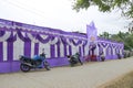 The outer view of a family marriage Pandal at Assam