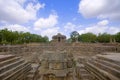 Outer view of the Sun Temple on the bank of the river Pushpavati. Built in 1026 - 27 AD, Modhera village of Mehsana district, Guj