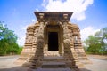 Outer view of the Sun Temple on the bank of the river Pushpavati. Built in 1026 - 27 AD, Modhera village of Mehsana district, Guj Royalty Free Stock Photo