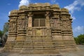 Outer view of the Sun Temple. Built in 1026 - 27 AD during the reign of Bhima I of the Chaulukya dynasty, Modhera, Mehsana, Gujar Royalty Free Stock Photo