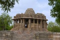 Outer view of the Sun Temple. Built in 1026 - 27 AD during the reign of Bhima I of the Chaulukya dynasty, Modhera, Mehsana, Gujar