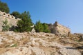 Outer Wall of the Fortezza of Rethymnon in Crete Royalty Free Stock Photo