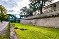 Outer walls of abbey of Santa Maria in Grottaferrata