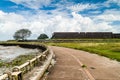 Outer walls of St. Joseph fortress in Macapa, Braz Royalty Free Stock Photo