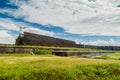 Outer walls of St. Joseph fortress in Macapa, Braz Royalty Free Stock Photo