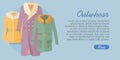 Outerwear Web Banner. Winter Collection for Woman