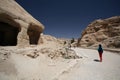 Outerworldly scene of Petra, Jordan