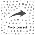 outgoing arrow icon. web icons universal set for web and mobile Royalty Free Stock Photo