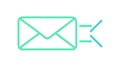 Outgoing Mail Icon: Send Messages Dispatch Email Communication Vector Design Generative AI Royalty Free Stock Photo