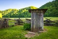 Outhouse In The Appalachian Mountains Royalty Free Stock Photo