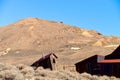 Outhouse at ghost town. Royalty Free Stock Photo