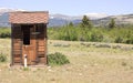 Outhouse on ranch Royalty Free Stock Photo