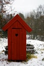 Outhouse Royalty Free Stock Photo