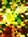 An outlandish charming illustration of colorful pattern of geometric design of rectangles