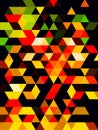 An outlandish cute graphical design of colorful pattern of squares