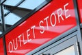 Outlet store Royalty Free Stock Photo