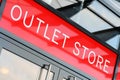 Outlet store Royalty Free Stock Photo
