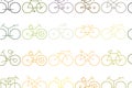 Outline of bicycle abstract hand drawn background, texture or backdrop. Effect, art, pattern & wallpaper.