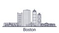 Outline Boston banner