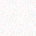 Outline candies. Seamless pattern. Sweet food background.