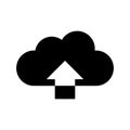 Outline cloud icon vector illustration symbol