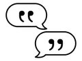 outline communication speech bubble flta icon design